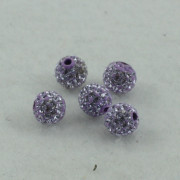 Round Pave Lavender