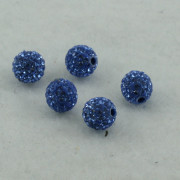 Round Pave Periwinkle