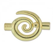 large spiral glue in toggle 6.2mm gold