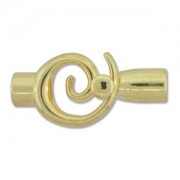 small spiral glue in toggle 6.2mm gold