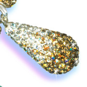Brown Crystal Teardrop