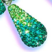 Green Variegated Teardrop