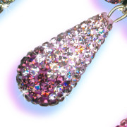 Purple variegated teardrop